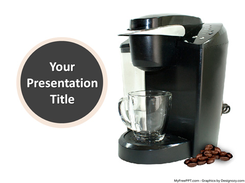 Coffee Machine PowerPoint Template