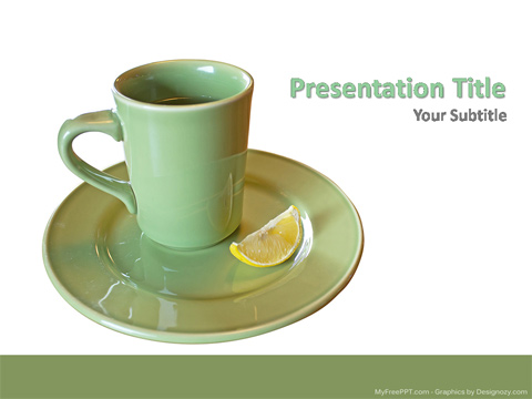 Lemon Tea PowerPoint Template