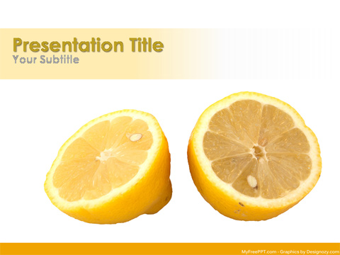 Lemon PowerPoint Template