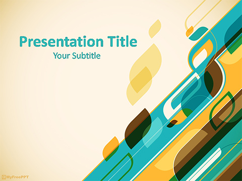 Abstract Backdrop PowerPoint Template