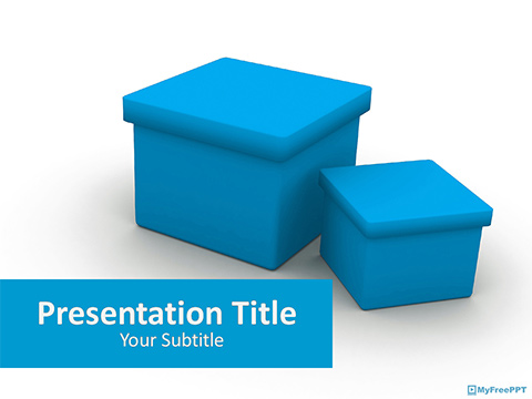 3d Boxes PowerPoint Template