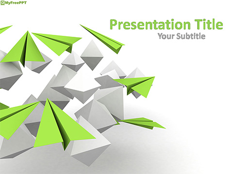 3d Graphics PowerPoint Template