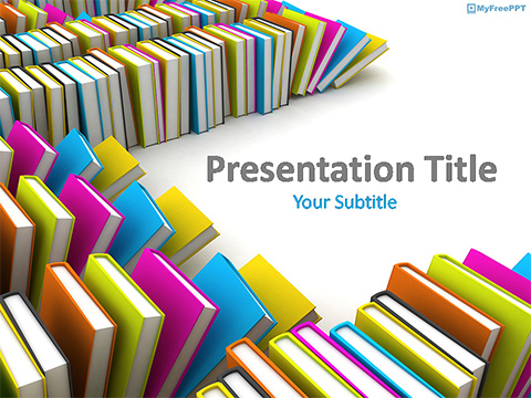 Books Library PowerPoint Template