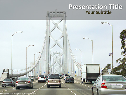Bridge Traffic PowerPoint Template