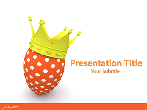 King Easter Egg PowerPoint Template