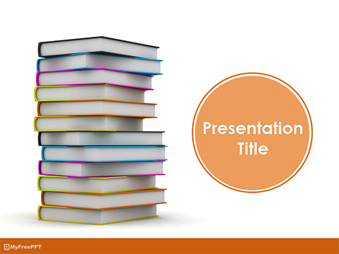 Knowledgeful Books PowerPoint Template
