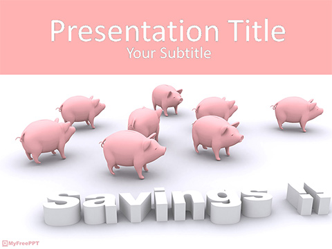 Savings Strategy PowerPoint Template
