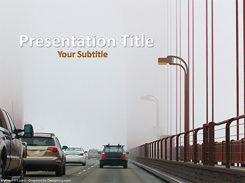 Traffic Vehicles PowerPoint Template